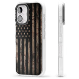 iPhone 16 Pro Max American Flag Camo Black Impact Phone Case