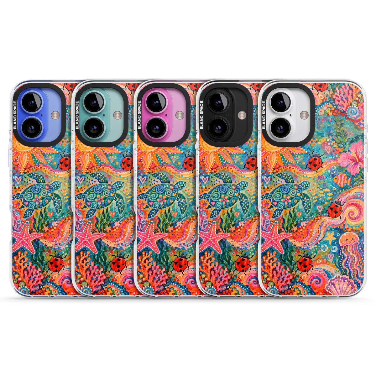 Coral Whimsy for her iPhone case | Impact Magsafe case for iPhone 16, iPhone 16 Plus