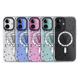 iPhone 16 Pro Max Taurus Emblem - Transparent Design Black Impact Phone Case