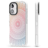 iPhone 16 Pro Max Large Rainbow Mandala Black Impact Phone Case