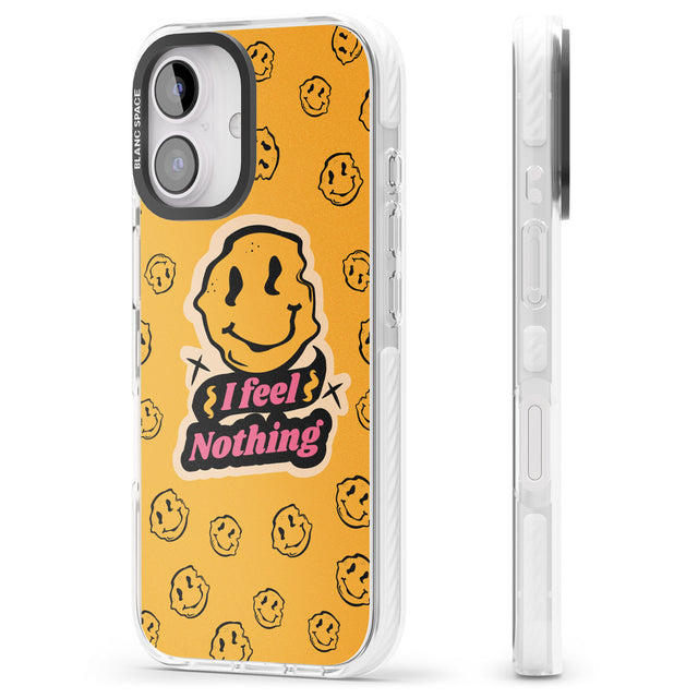 iPhone 16 Pro Max I feel nothing Black Impact Phone Case