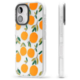 iPhone 16 Pro Max Oranges Pattern Black Impact Phone Case