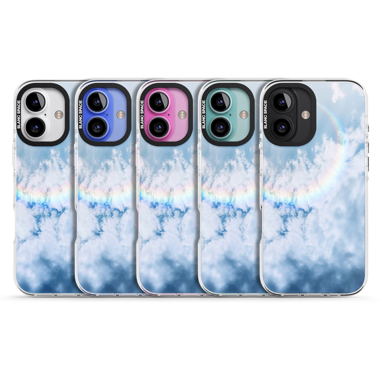 iPhone 16 Pro Max Rainbow Light Flare Photograph Black Impact Phone Case