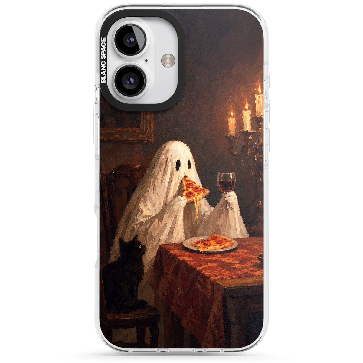 Lonely Night In art iPhone case | Clear Impact case for iPhone 16, iPhone 16 Plus