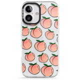 iPhone 16 Pro Max Life's a Peach Black Impact Phone Case