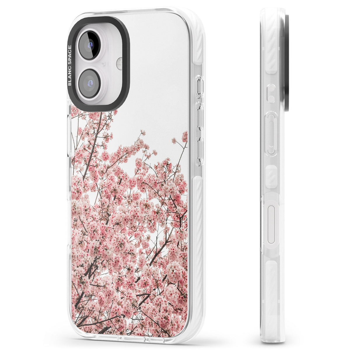 iPhone 16 Pro Max Cherry Blossoms - Real Floral Photographs Black Impact Phone Case