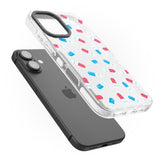 iPhone 16 Pro Max Kawaii Pill Pattern Black Impact Phone Case