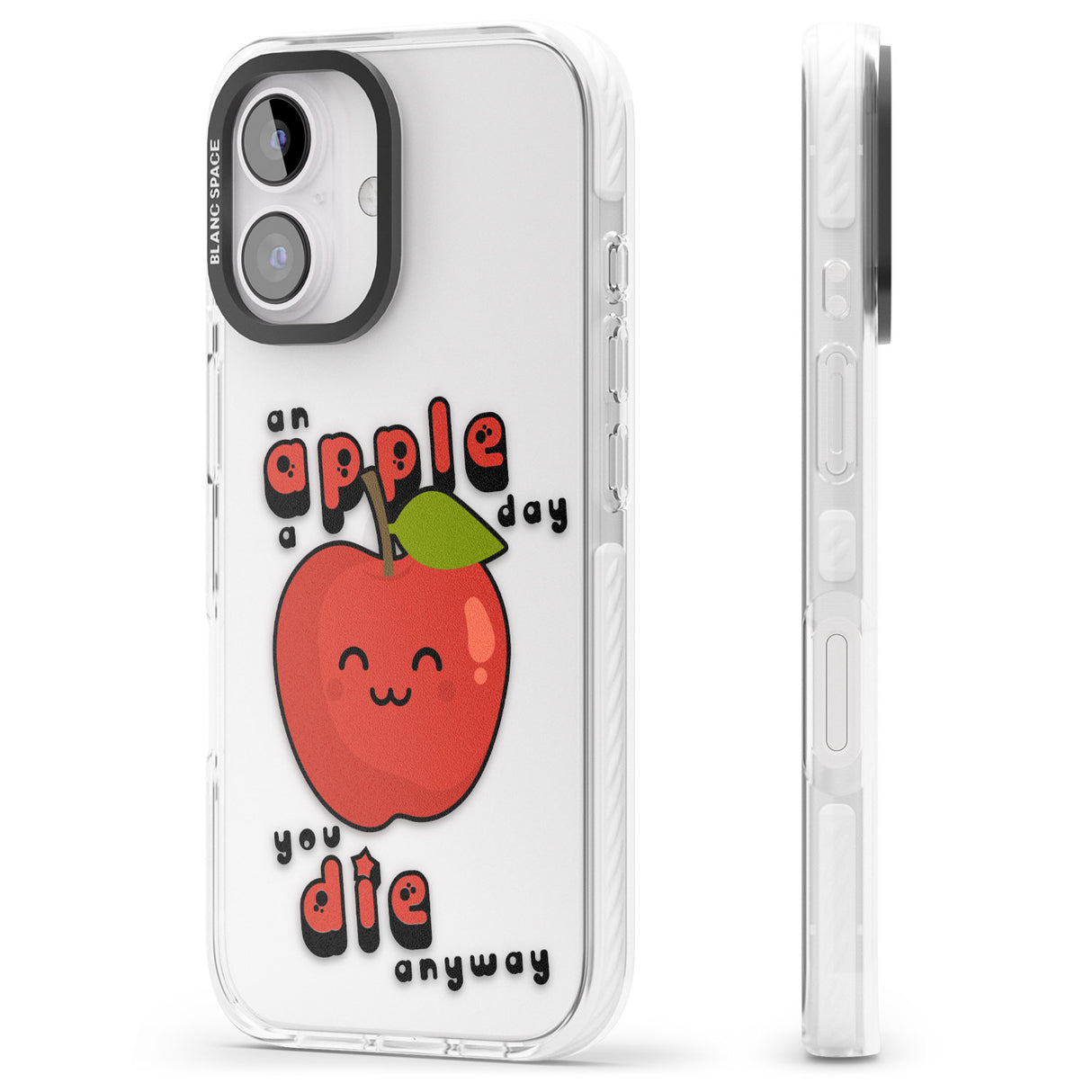 iPhone 16 An Apple a Day Clear Impact Phone Case