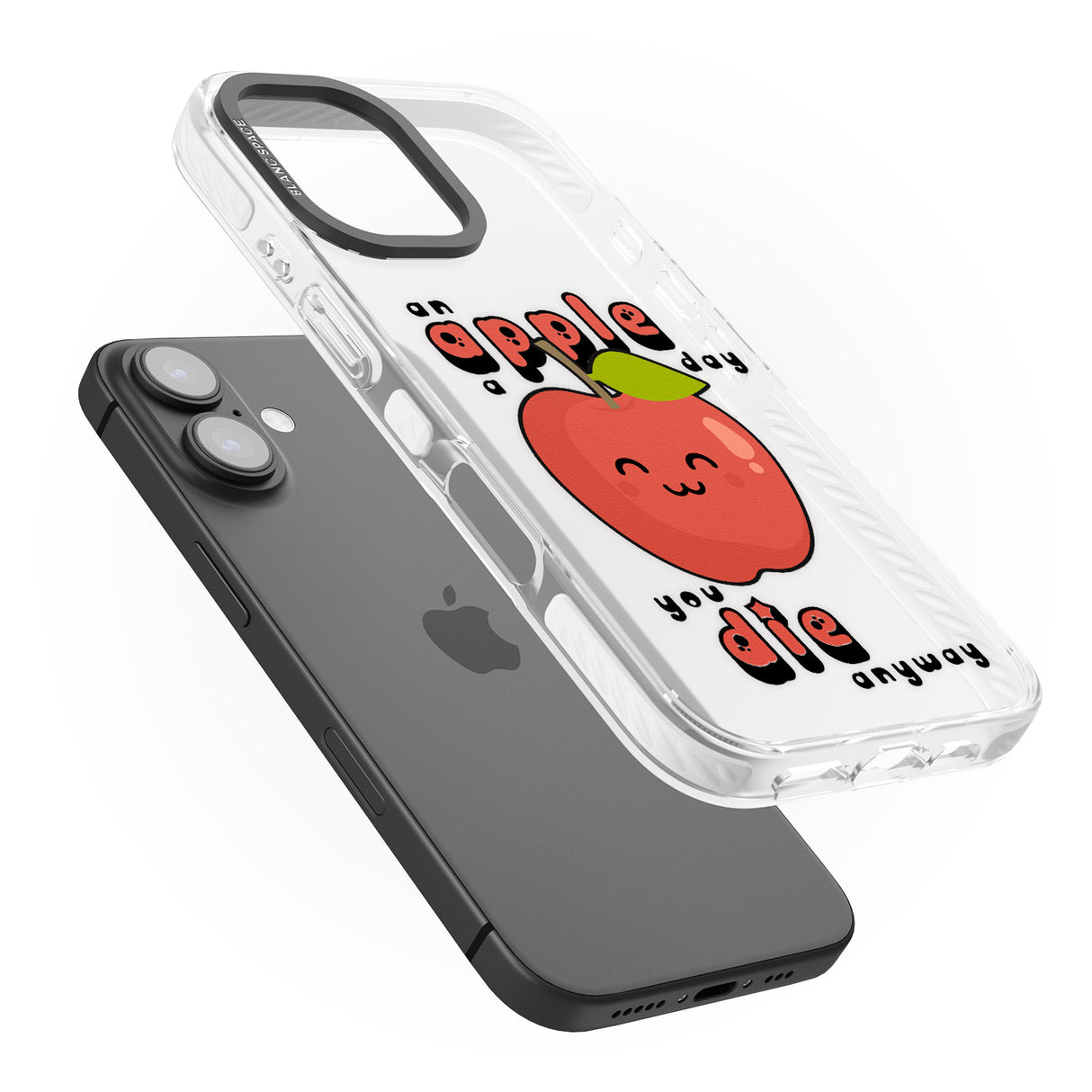 iPhone 16 An Apple a Day Clear Impact Phone Case