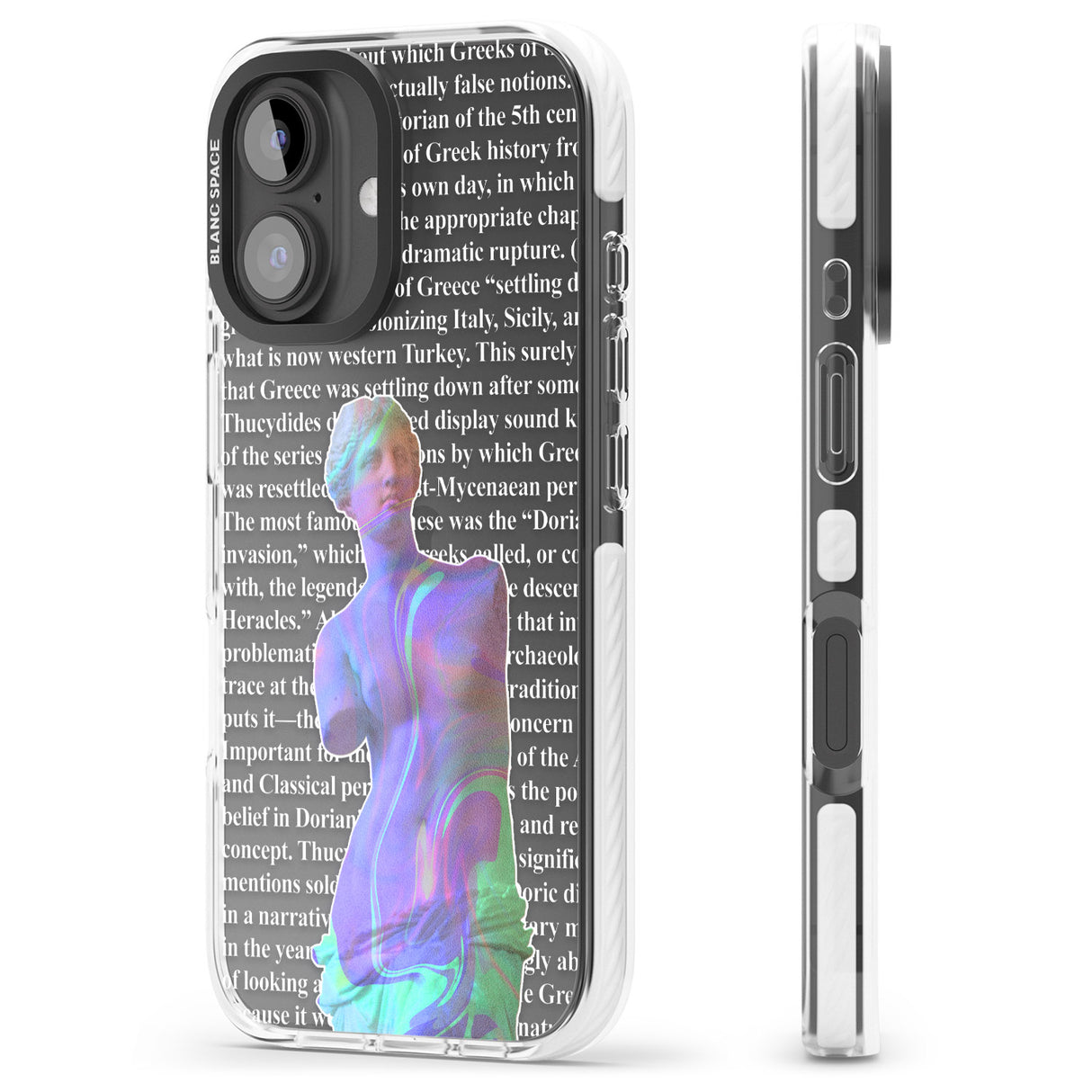 iPhone 16 Iridescent De Milo Clear Impact Phone Case