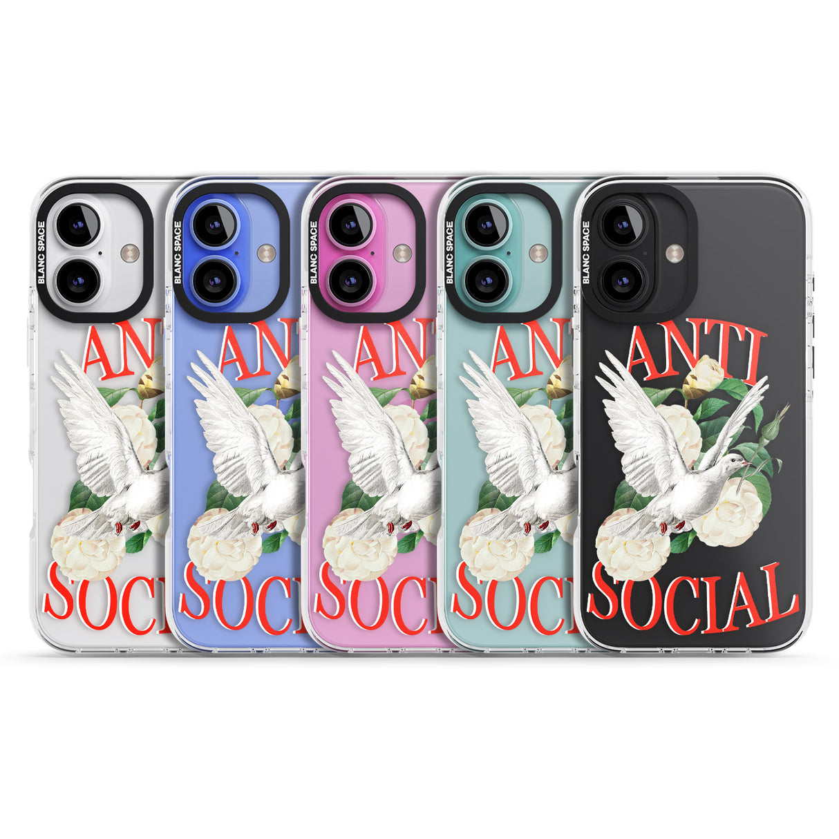 iPhone 16 Anti-Social Clear Impact Phone Case