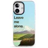 iPhone 16 Pro Max Leave me alone Black Impact Phone Case