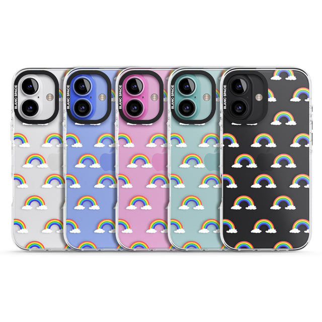 iPhone 16 Pro Max Rainbow of possibilities Black Impact Phone Case