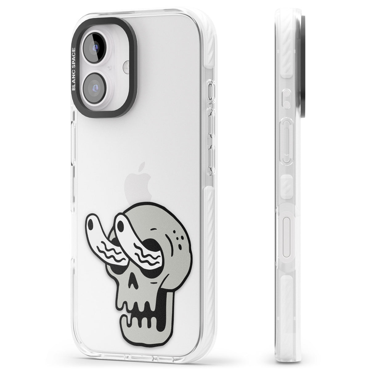 iPhone 16 Pro Max Skull Eyes Black Impact Phone Case