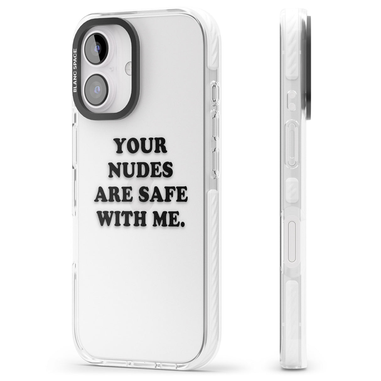 iPhone 16 Pro Max Your nudes are safe with me... BLACK Black Impact Phone Case