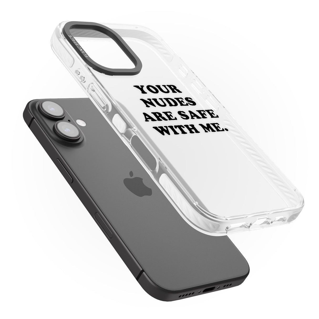 iPhone 16 Pro Max Your nudes are safe with me... BLACK Black Impact Phone Case