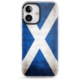 iPhone 16 Pro Max Scotland Saltire Flag Black Impact Phone Case