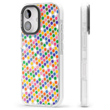 iPhone 16 Pro Max Multicolour Polka-dot Fiesta Black Impact Phone Case