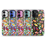 iPhone 16 Pro Max Colourful Holiday Ornaments Black Impact Phone Case