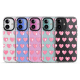 iPhone 16 Pro Max Sweet Hearts Black Impact Phone Case