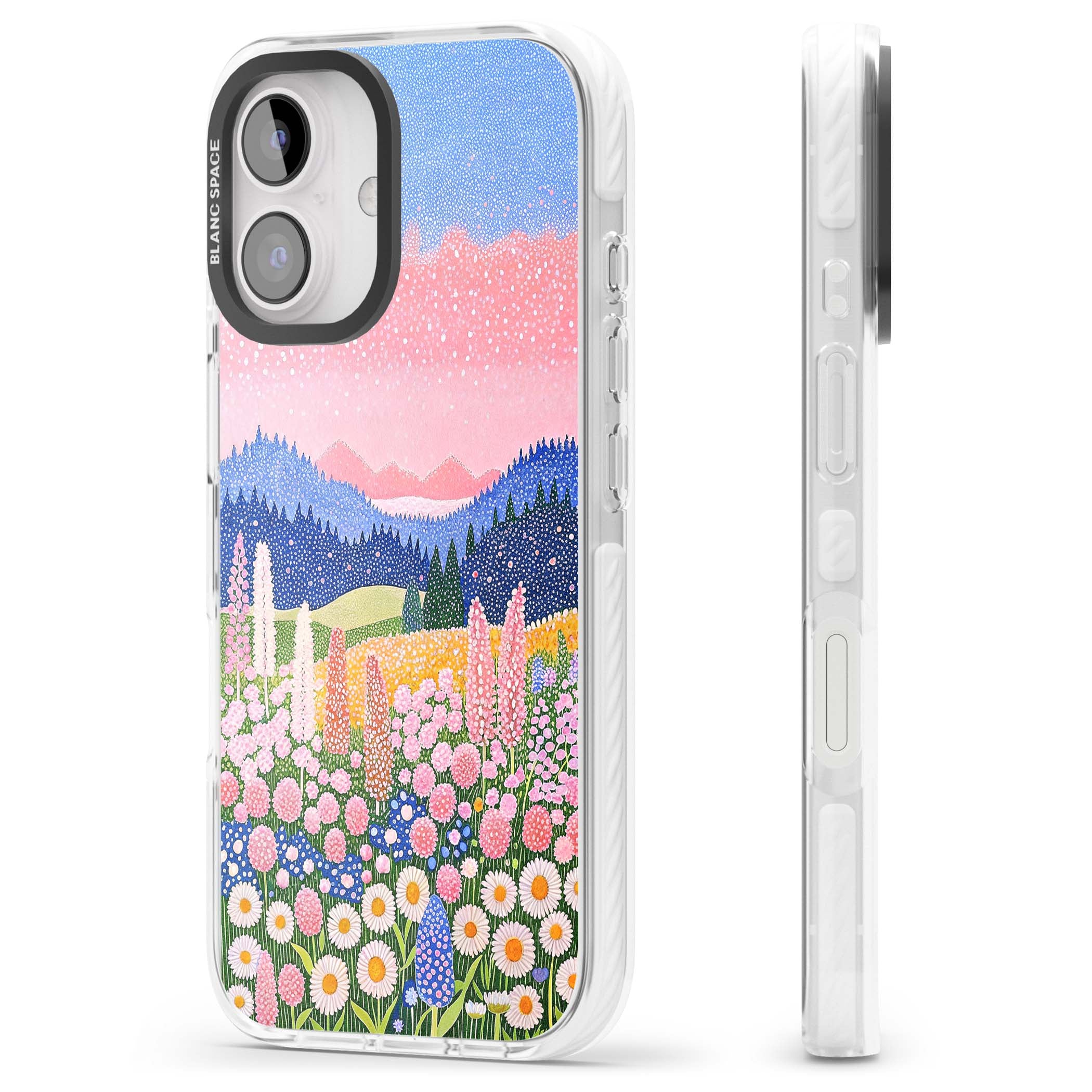 Valley Horizon cottagecore iPhone case | Clear Impact case for iPhone 16, iPhone 16 Plus