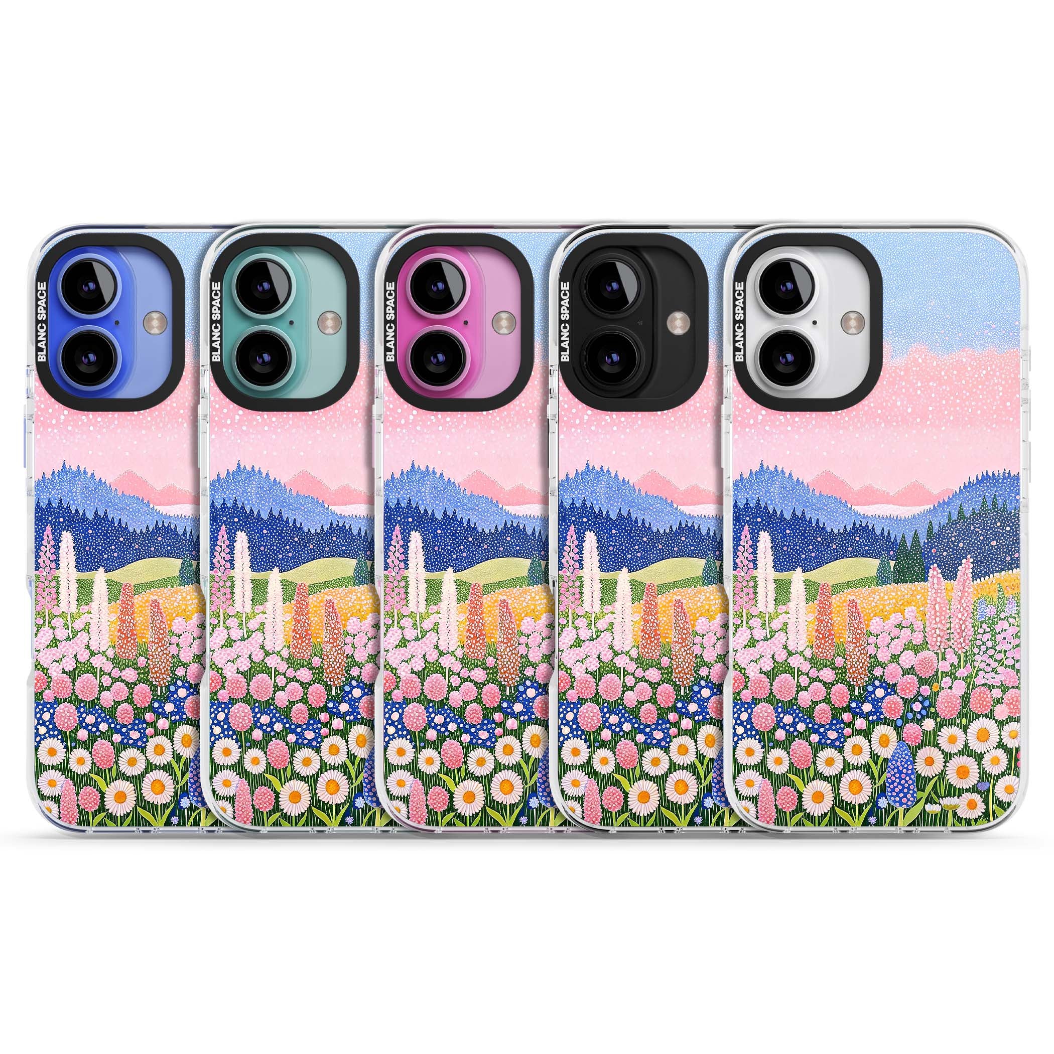 Valley Horizon cottagecore iPhone case | Clear Impact case for iPhone 16, iPhone 16 Plus