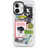 iPhone 16 Pro Max Peeled Sticker Mix Black Impact Phone Case