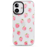 iPhone 16 Pro Max Classic Strawberry Black Impact Phone Case