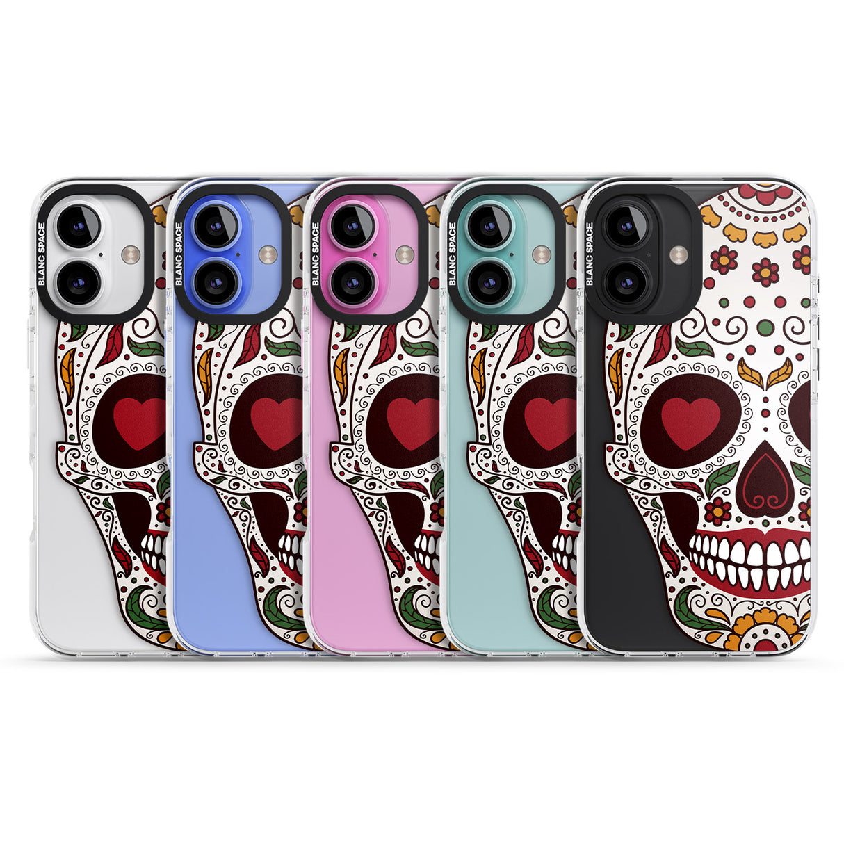 iPhone 16 Pro Max Autumn Sugar Skull Black Impact Phone Case