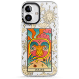 iPhone 16 Pro Max Celestial Zodiac - Aries Black Impact Phone Case + Magsafe