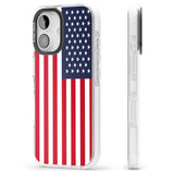 iPhone 16 Pro Max American Flag Black Impact Phone Case