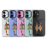 Two Witches Impact Phone Case for iPhone 16, iPhone 16 Plus