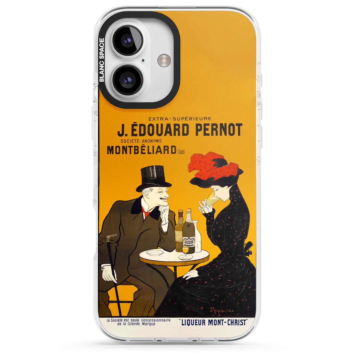 iPhone 16 Pro Max Absinthe, J.Edouard Pernot Poster Black Impact Phone Case