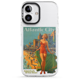 iPhone 16 Pro Max Atlantic City Vacation Poster Black Impact Phone Case