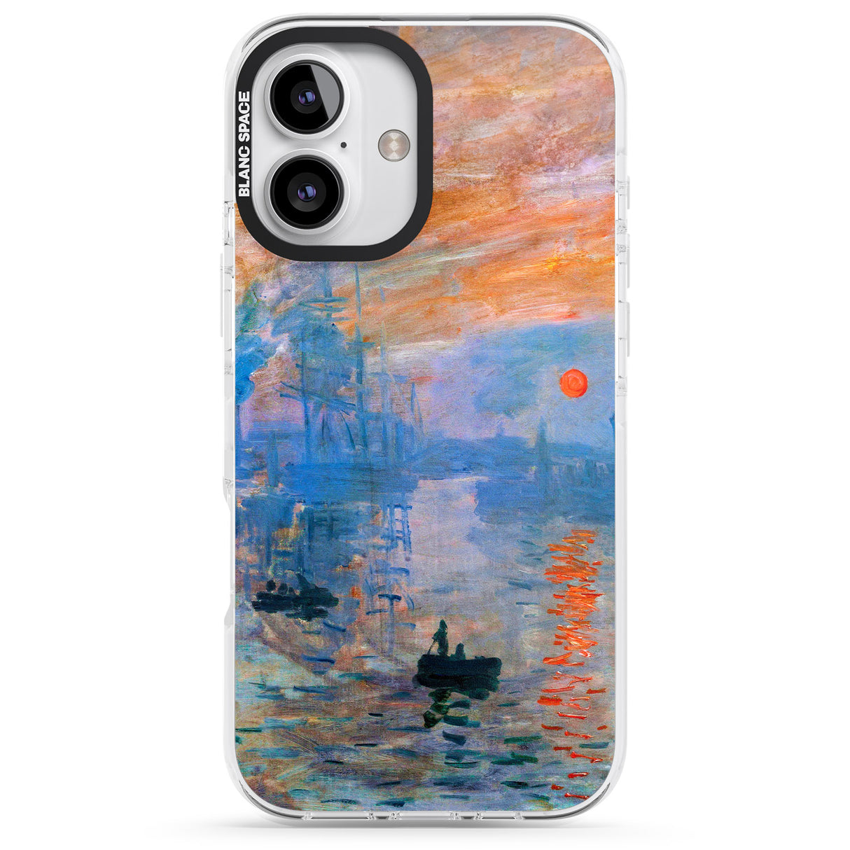 iPhone 16 Pro Max Sunset Harbor Black Impact Phone Case