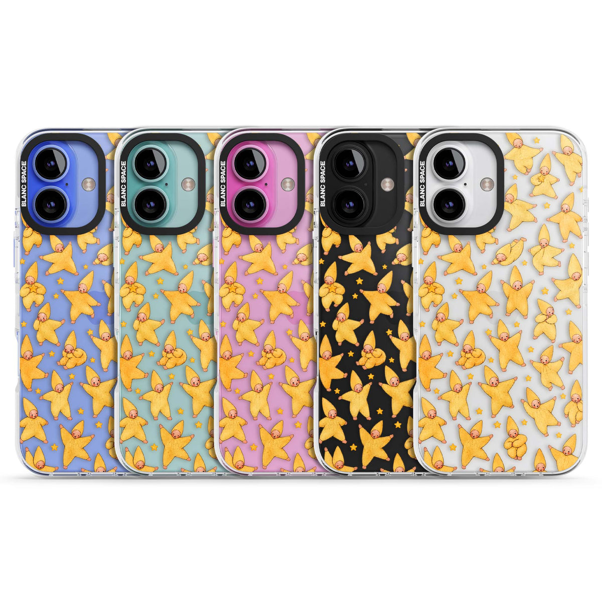 Dancing Star Babies for her iPhone case | Clear Impact case for iPhone 16, iPhone 16 Plus