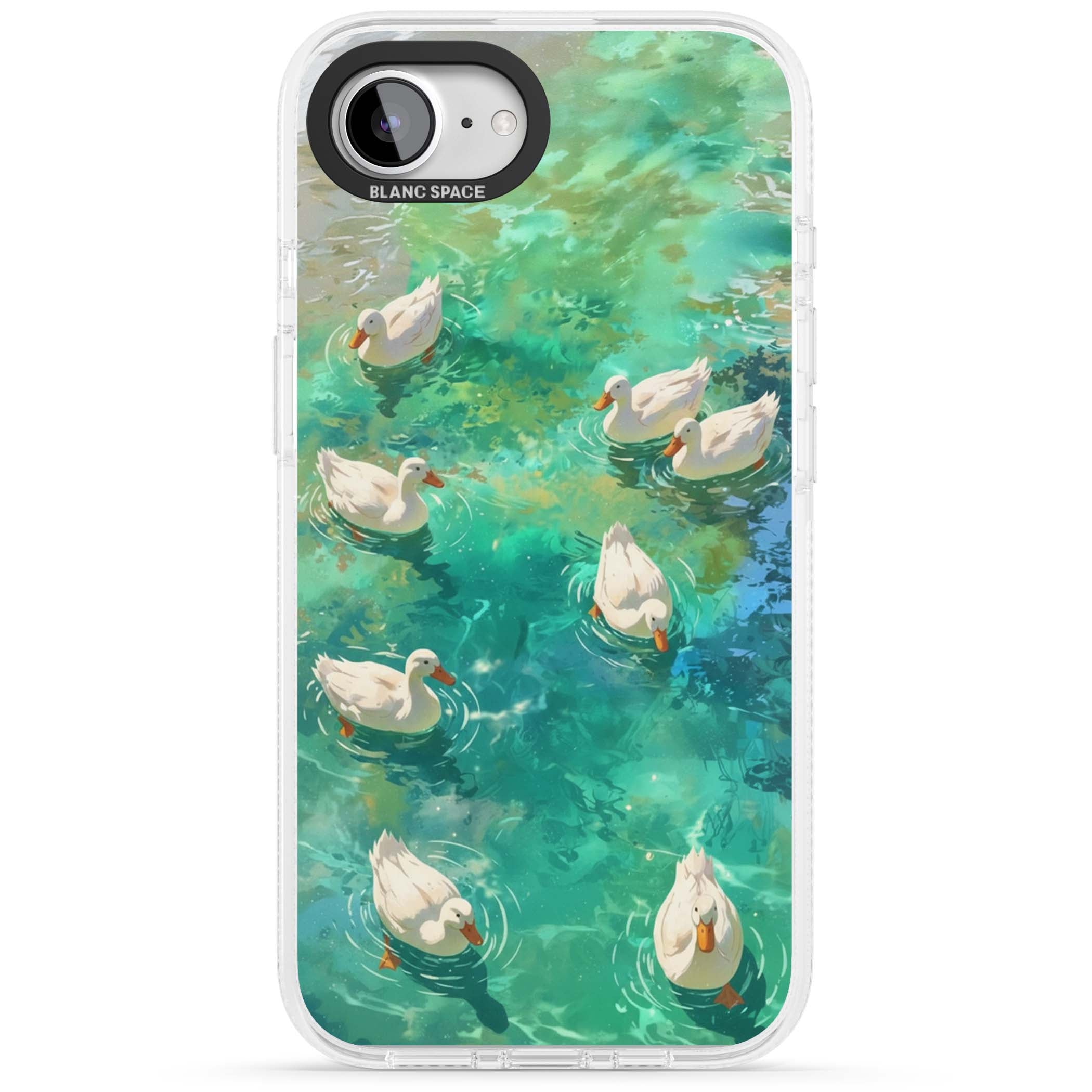 Ducks In The Pond for her iPhone case | Clear Case Impact Air case for iPhone 16e, iPhone 17e