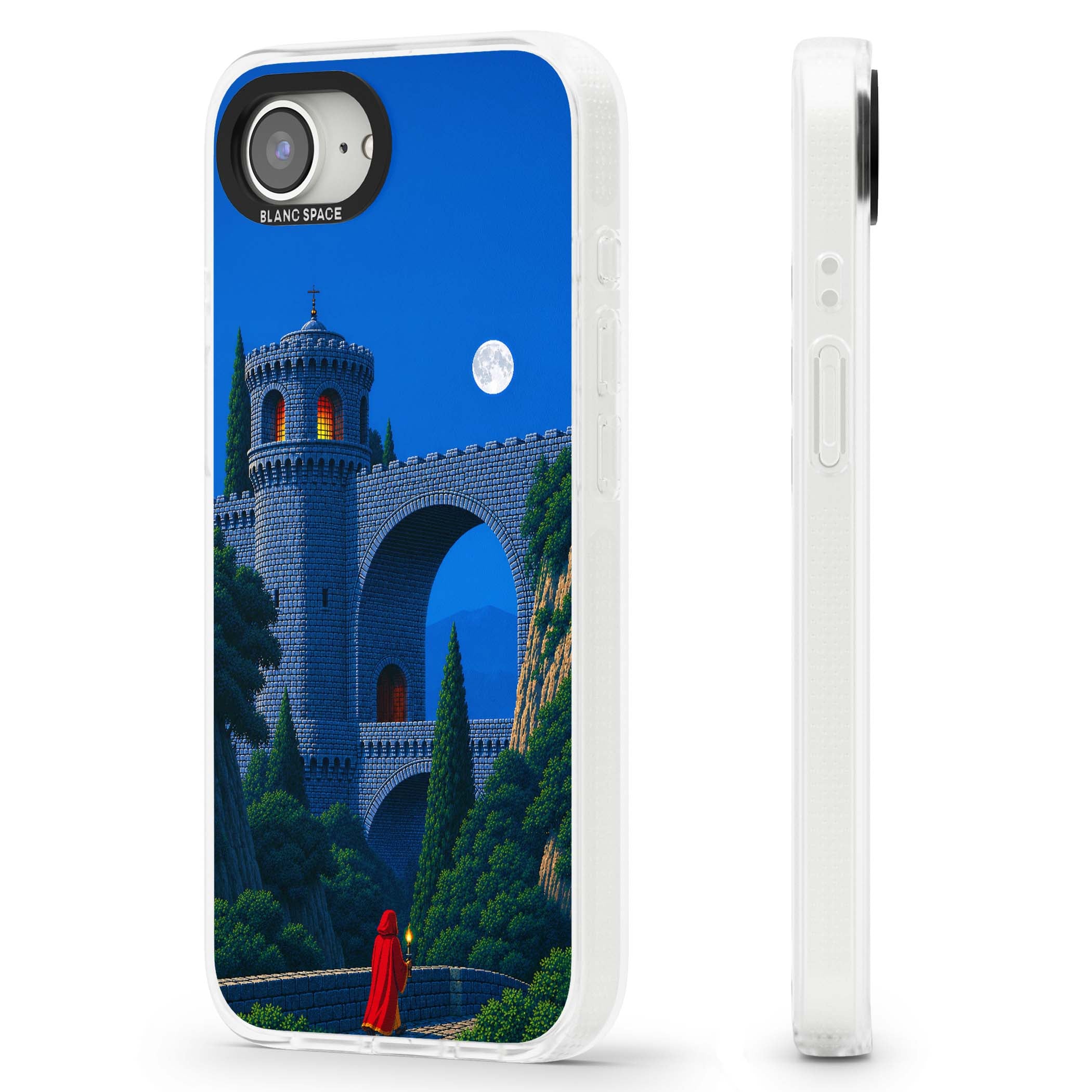 Castle Walls art iPhone case | Clear Case Impact Air case for iPhone 16e, iPhone 17e