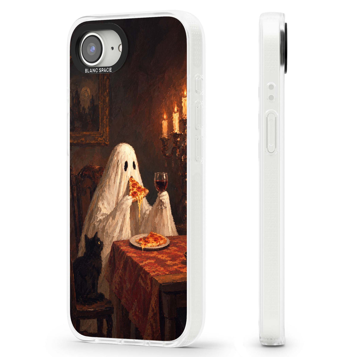 Lonely Night In art iPhone case | Clear Case Impact Air case for iPhone 16e, iPhone 17e