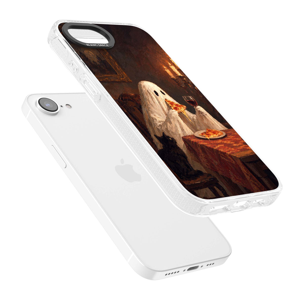 Lonely Night In art iPhone case | Clear Case Impact Air case for iPhone 16e, iPhone 17e
