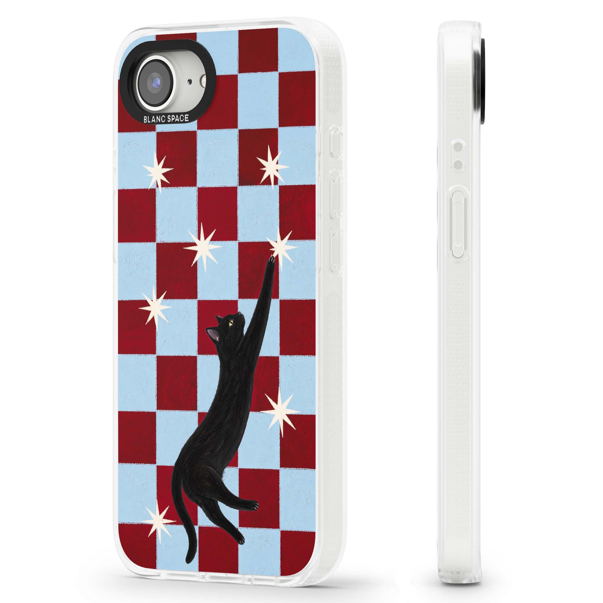 Starlit Kitty animals iPhone case | Clear Case Impact Air case for iPhone 16e, iPhone 17e