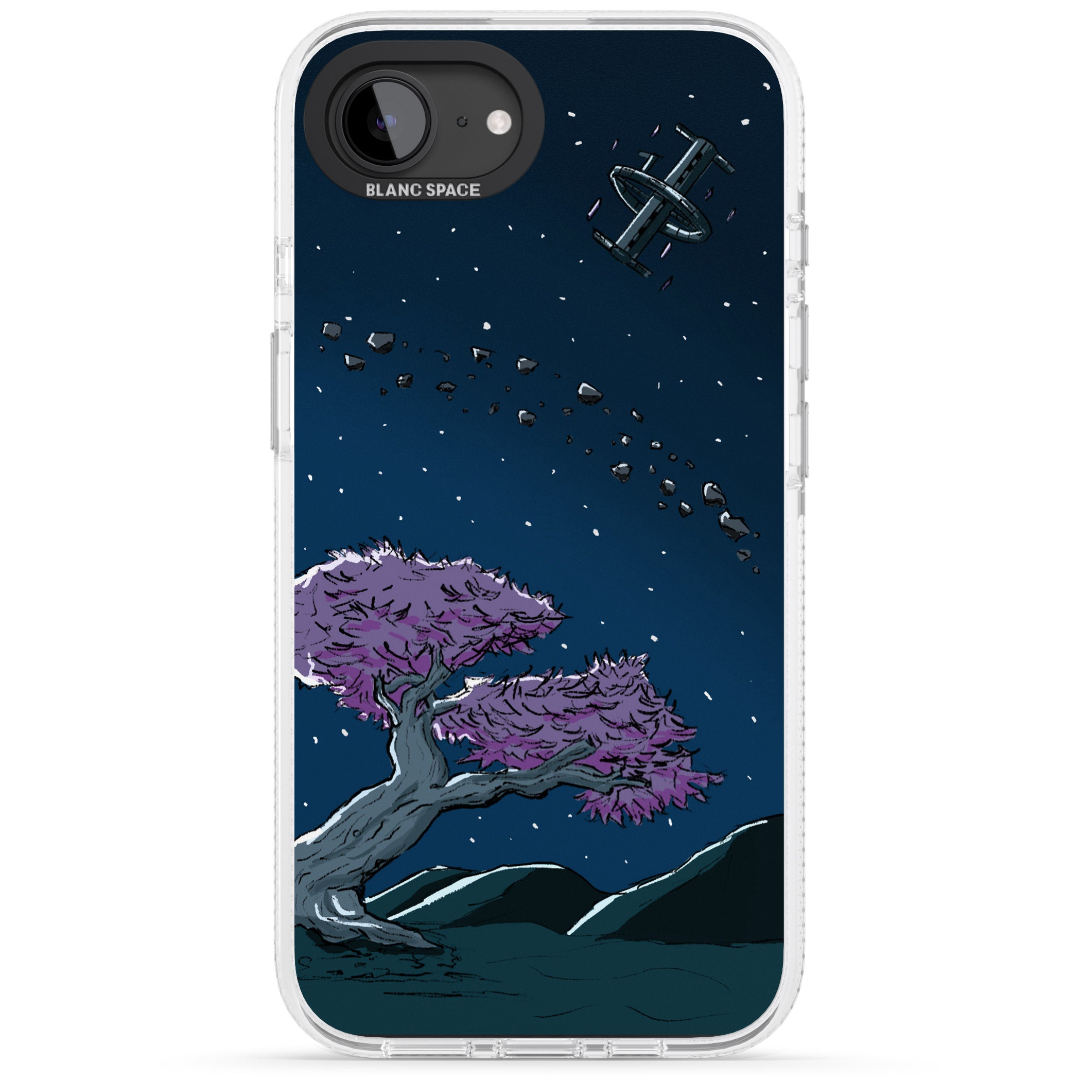 Orbit iPhone 16e Clear Case Impact Air - Blanc Space