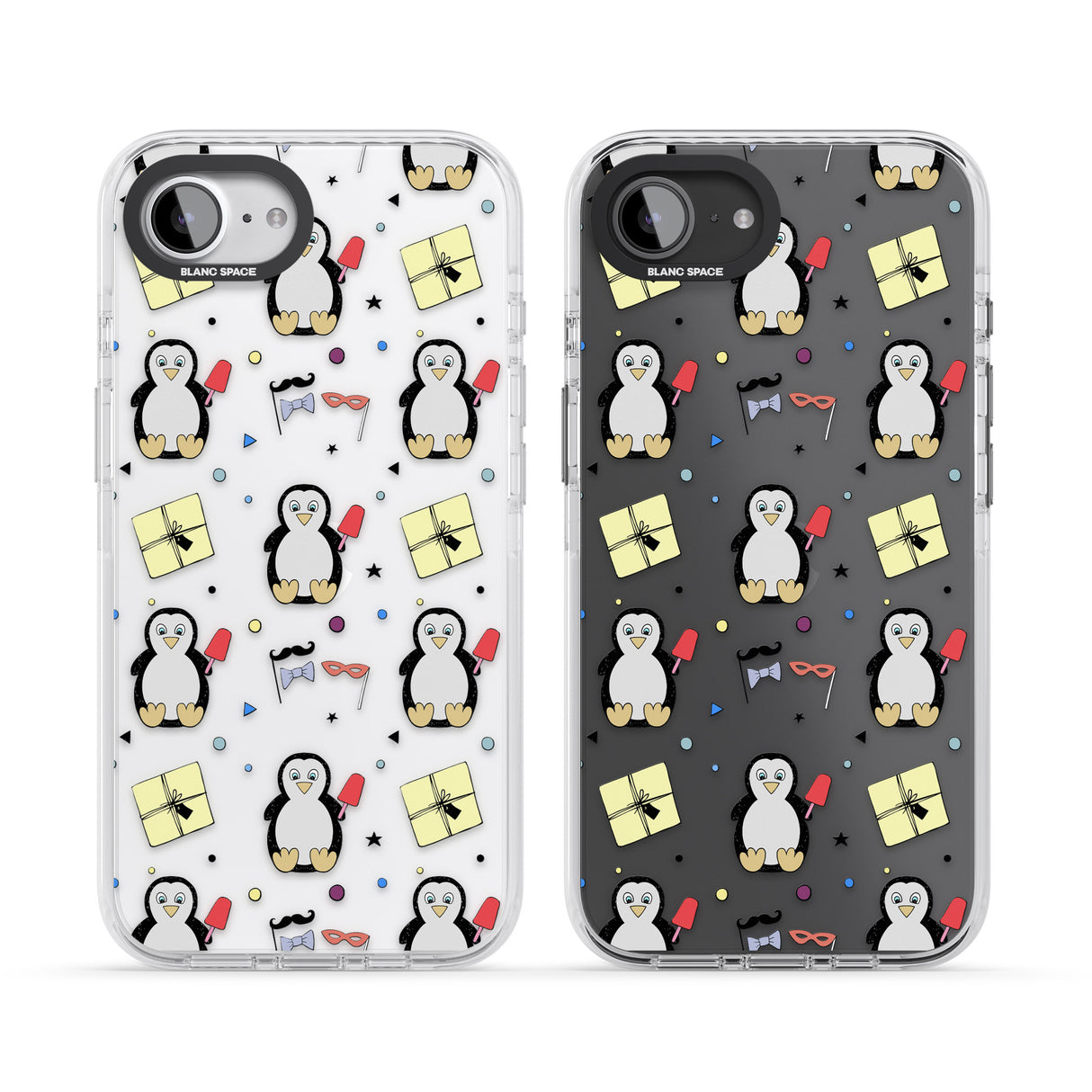 Cute Penguin Pattern Clear