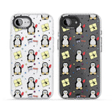 Cute Penguin Pattern Clear