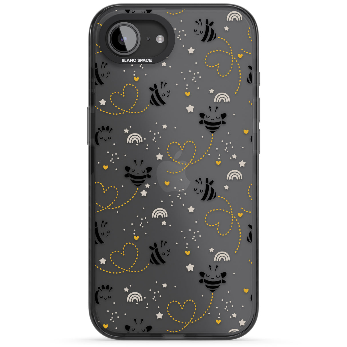 Sweet as Honey Patterns: Bees & Hearts (Clear)