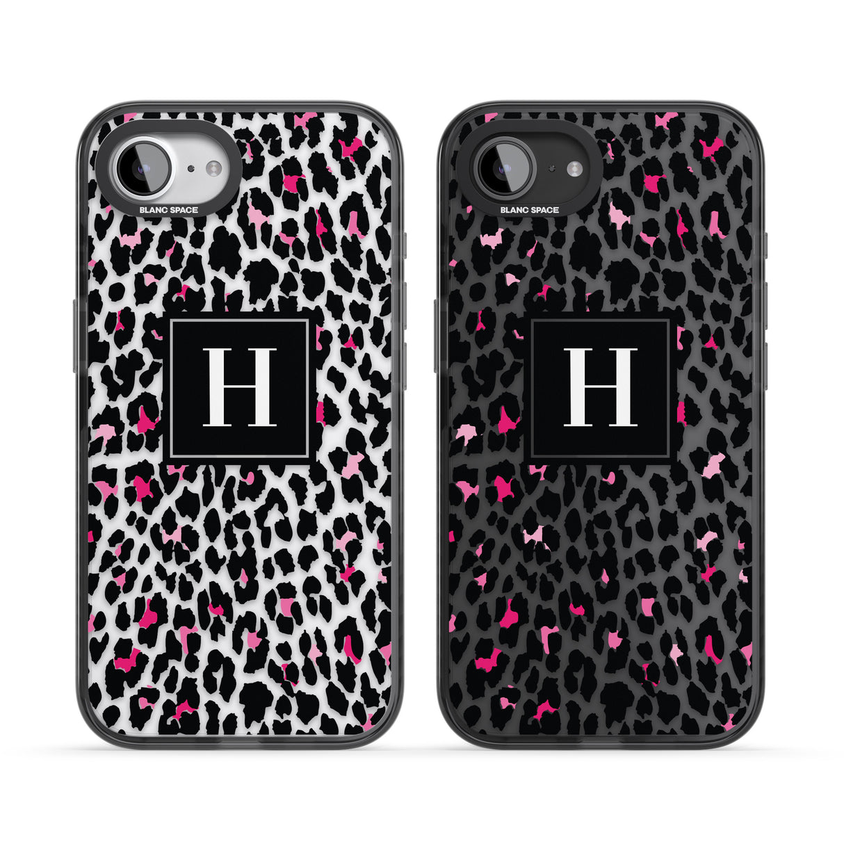 Personalised Pink Monogram Leopard Spots