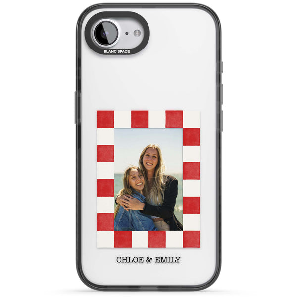 Personalised Red Check Photo