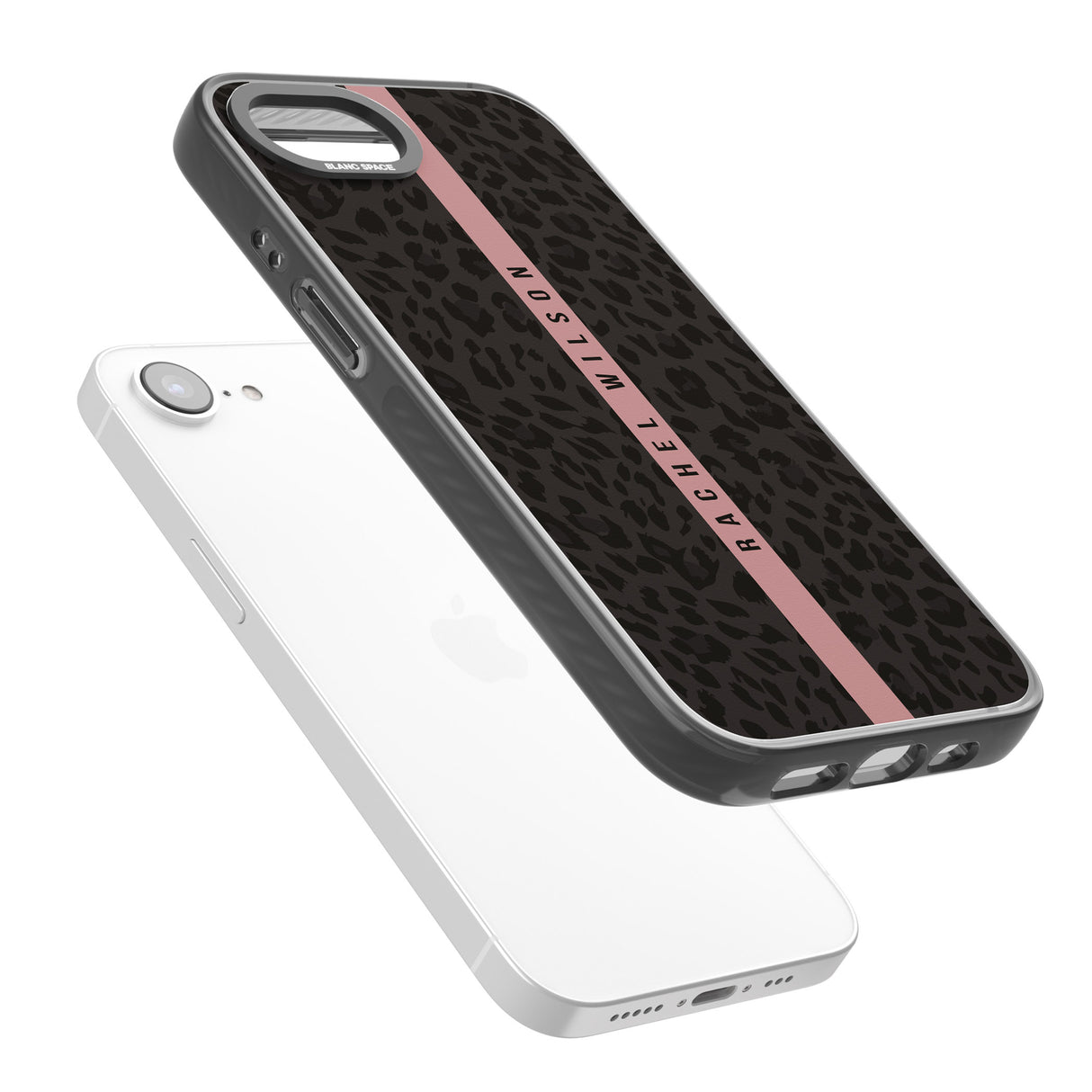 Personalised Pink Stripe Leopard Pattern