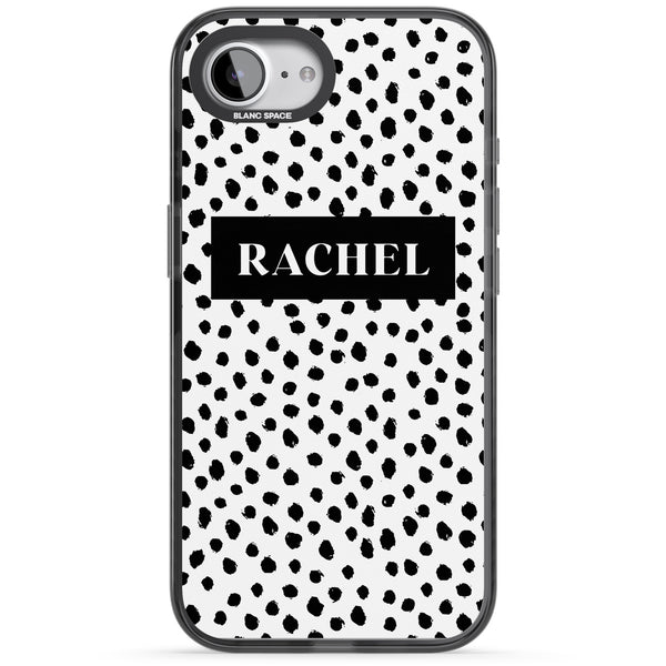 Personalised Black Dot Pattern