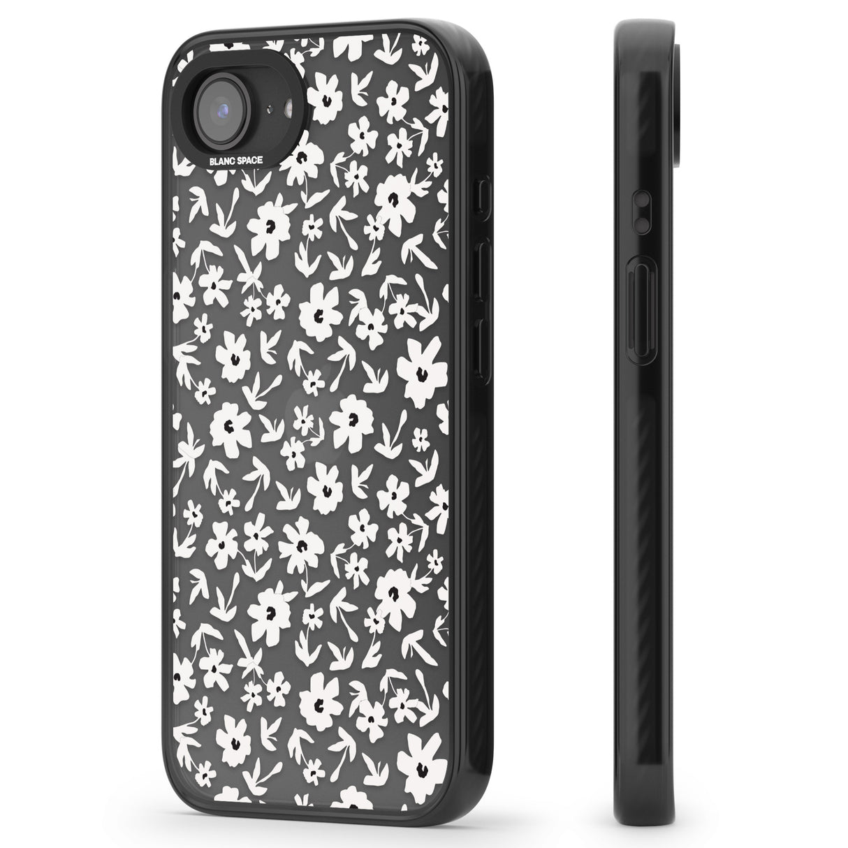 Floral Print on Transparent